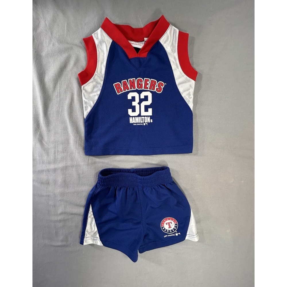 MLB Genuine Merchandise Texas Rangers Josh Hamilton Two Piece Set 12 Month